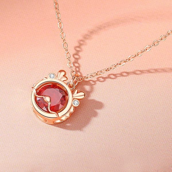 Buddha Stones 925 Sterling Silver Year Of The Dragon Luck Red Zircon Necklace Pendant Bracelet Earrings Ring (Extra 30% Off | USE CODE: FS30) Fashion - Image 4