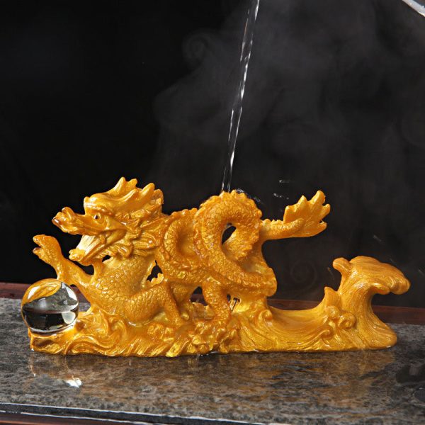 Buddha Stones Year Of The Dragon Color Changing Resin Horse Luck Tea Pet Home Figurine Decoration (Extra 35% Off | USE CODE: FS35) Online Sale - Image 3
