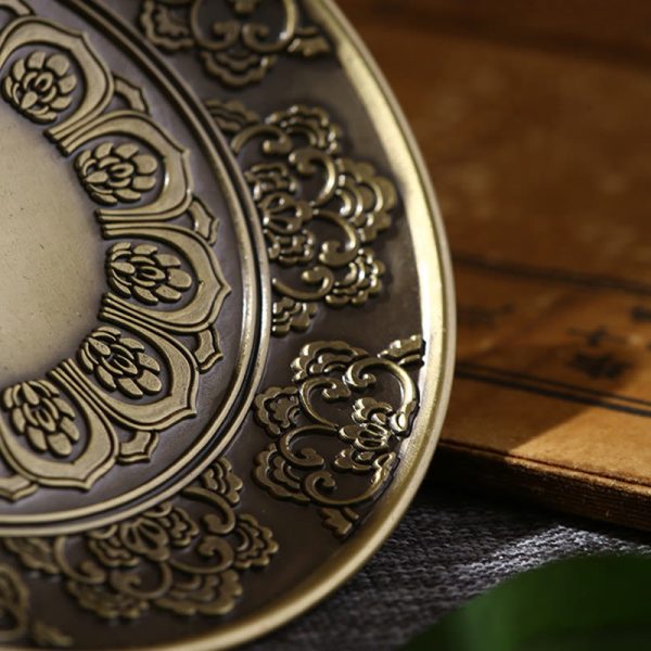 Buddha Stones Lotus Dragon Phoenix Eight Auspicious Symbols Zinc Alloy Incense Stick Holder Healing Incense Burner Decoration Discount - Image 4