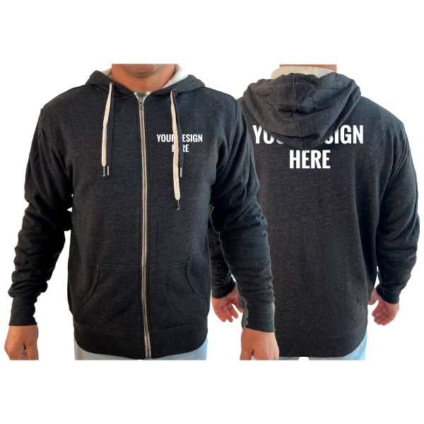 Shark Tank Academy Sherpa Lined Zip-Up Hoodie #1412 B For Cheap - Image 3