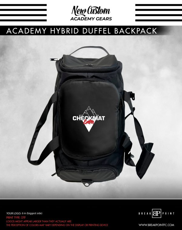 Checkmat Exeter Academy Hybrid Duffel Backpack #865 For Sale